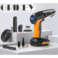 Портативний 2 в 1 компресор та пилосос HL-108 універсальний бездротовий пристрій для накачування шин, прибирання автомобіля